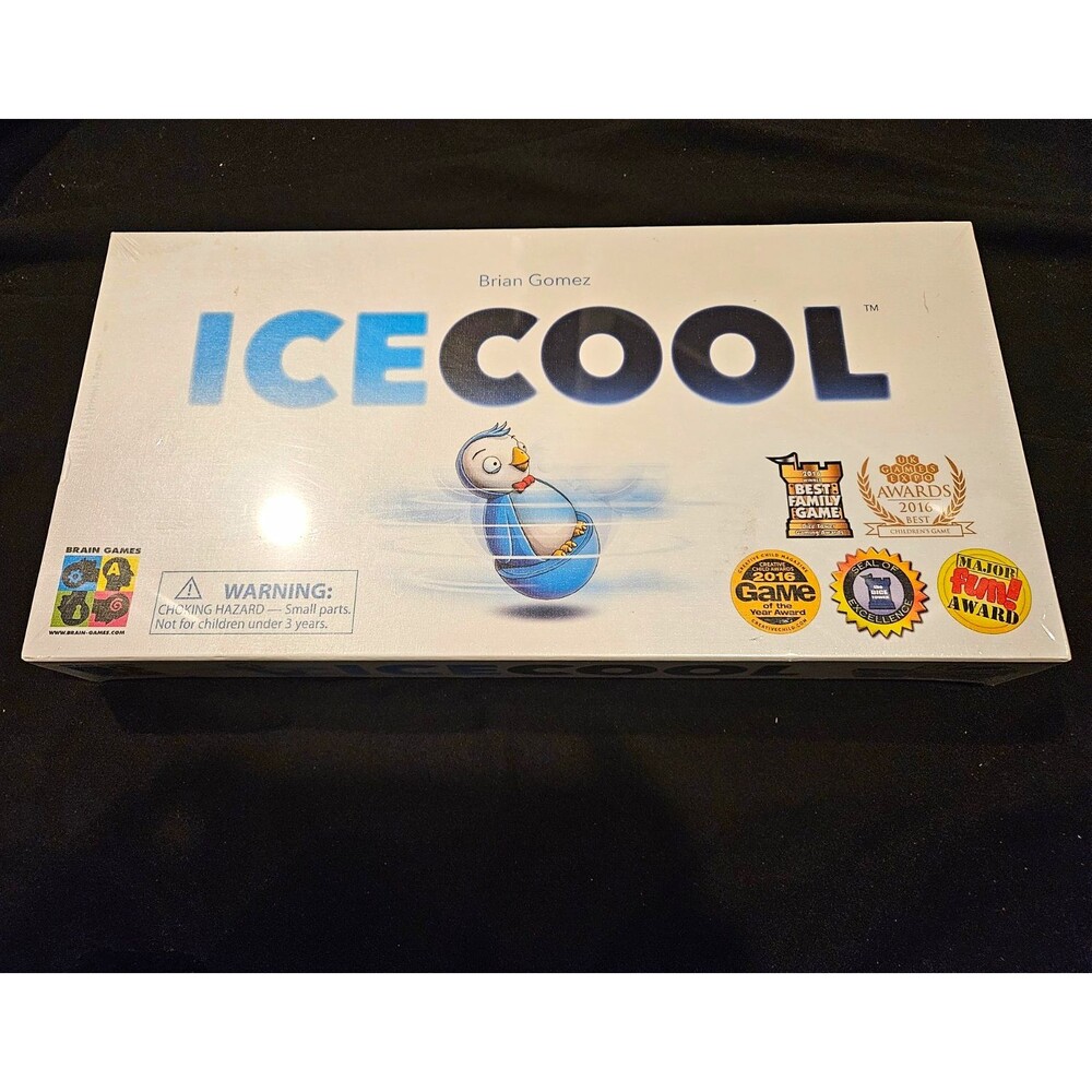 Brain Games ICECOOL Board Game Complete 2-4 Players Ages 6+ 2016 Box-in-Box